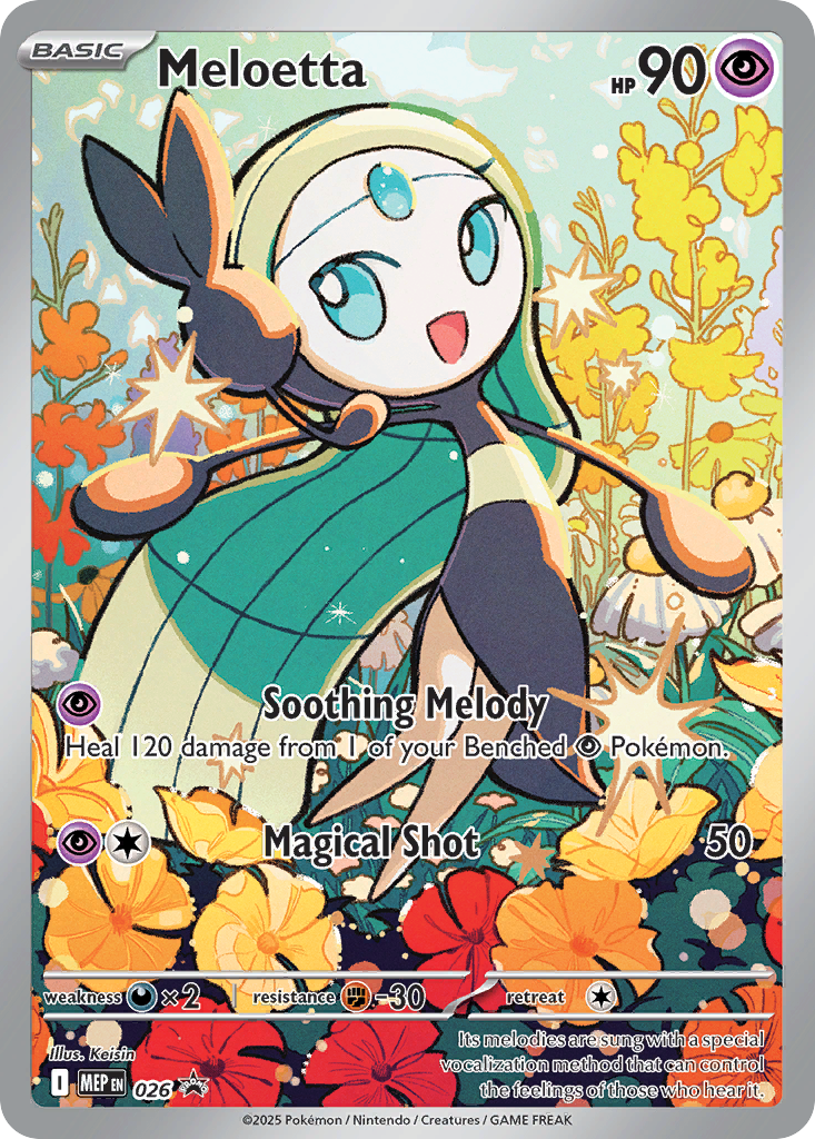 Meloetta - 026 - Mega Evolution Black Star Promos
