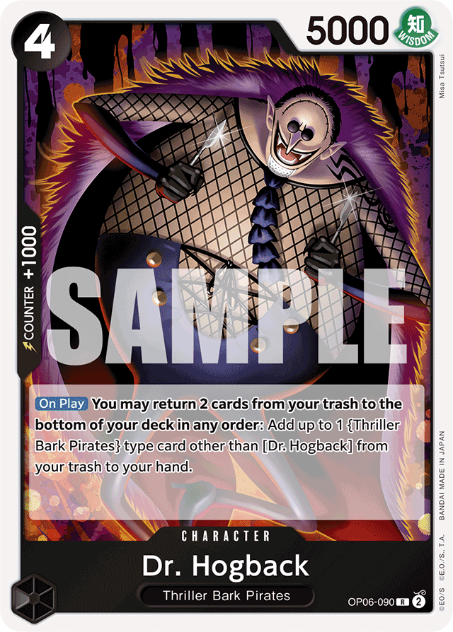Dr. Hogback - OP06-090 - Rare - Wings of the Captain