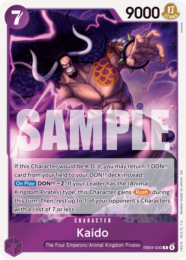 Kaido - EB04-030 - Rare - Egghead Crisis