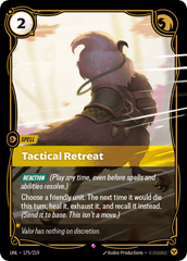 Tactical Retreat - 175/219 - Rare - Unleashed