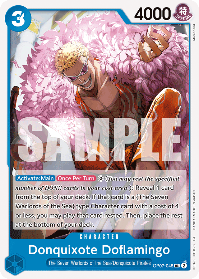 Donquixote Doflamingo - OP07-048 - Uncommon - 500 Years In The Future