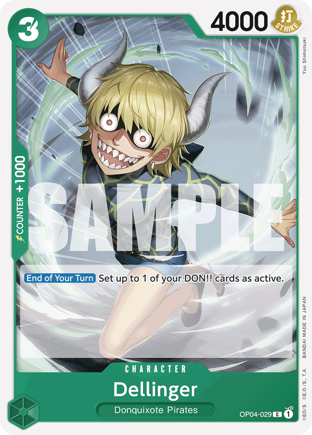 Dellinger - OP04-029 - Common (Reprint) - Kingdoms of Intrigue