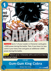 Gum-Gum King Cobra - OP11-059 - Common - A Fist Of Divine Speed