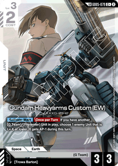 Gundam Heavyarms Custom (EW) - GD05-079 - Unknown (Link Rare Alt Art) - Freedom Ascension