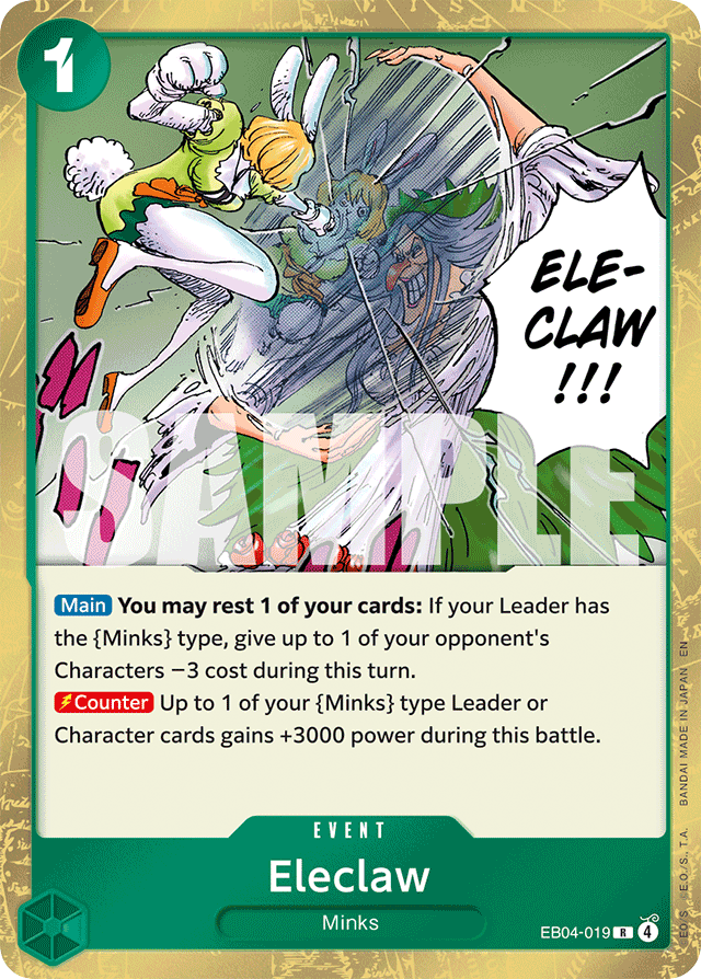 Eleclaw - EB04-019 - Rare - Egghead Crisis