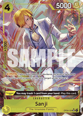 Sanji - OP04-104 - Super Rare (Premium Alt Art) - Kingdoms of Intrigue