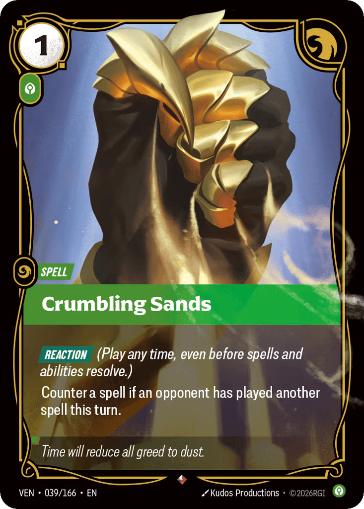 Crumbling Sands - 039/166 - Rare - Vendetta