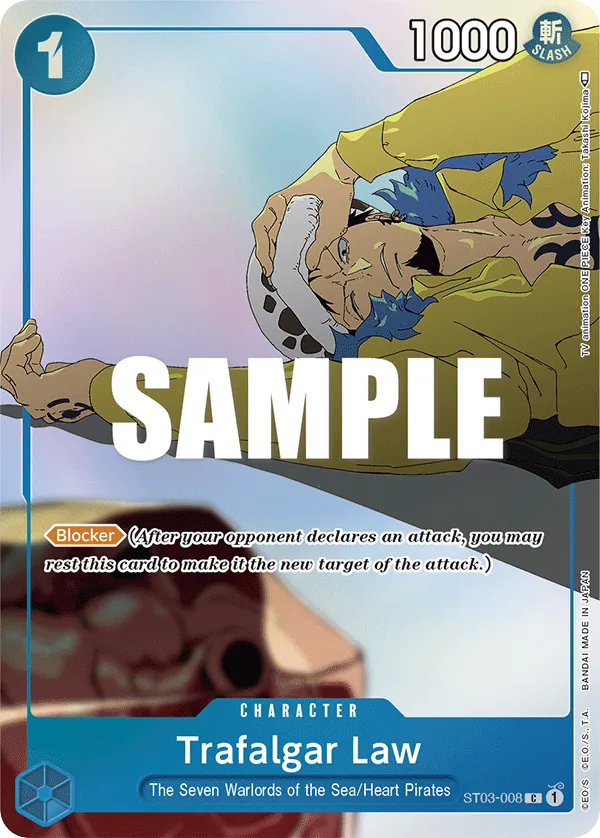 Trafalgar Law - ST03-008 - Common (Gift Collection Alt Art) - The Seven Warlords of the Sea