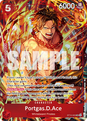 Portgas.D.Ace - ST15-005 - Super Rare (Illustration Box Vol5Alt Art) - RED Edward.Newgate