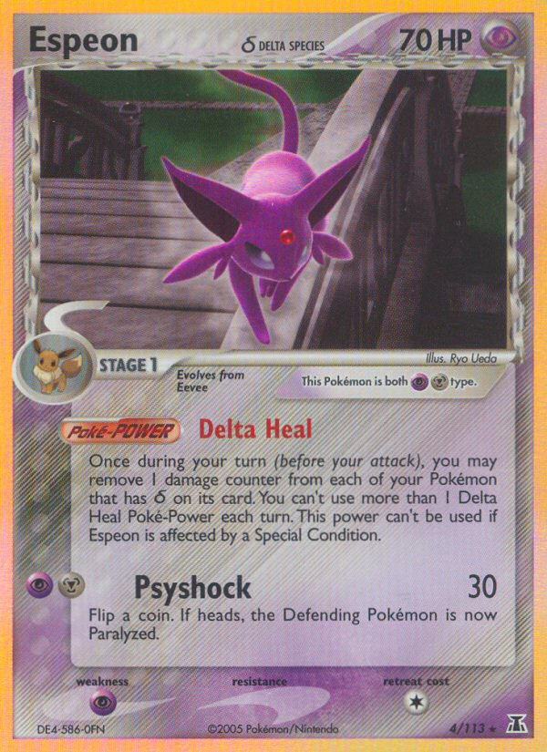 Espeon δ - 004/113 - Delta Species