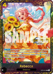 Rebecca - OP05-091 - Super Rare (Championship Stamp2024) - Awakening of the New Era