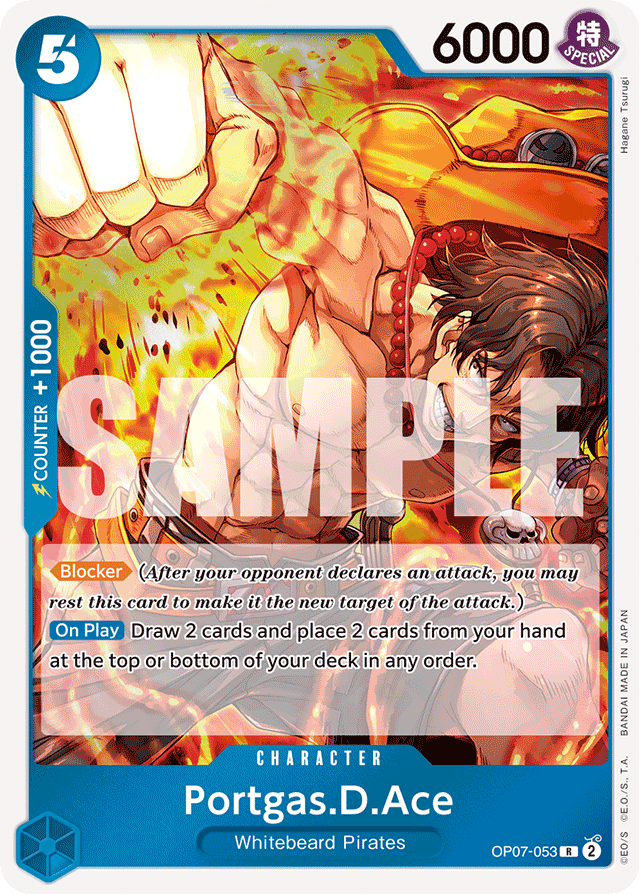 Portgas.D.Ace - OP07-053 - Rare - 500 Years In The Future