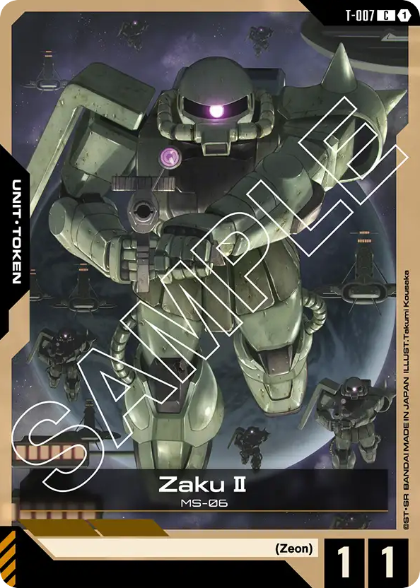 Zaku Ⅱ - T-007 - Common - Tokens