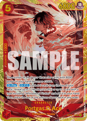 Portgas.D.Ace - OP16-118 - Secret Rare - The Time Of Battle