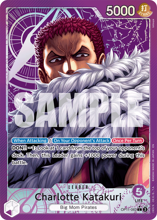 Charlotte Katakuri - OP11-062 - Leader (Alternate Art) - A Fist Of Divine Speed