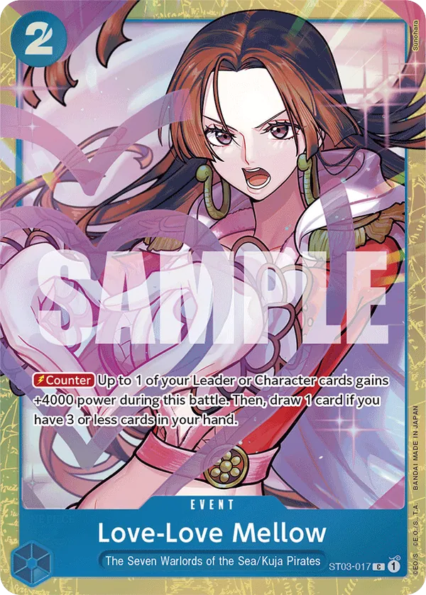 Love-Love Mellow - ST03-017 - Common (Best Selection Vol1Alt Art) - The Seven Warlords of the Sea
