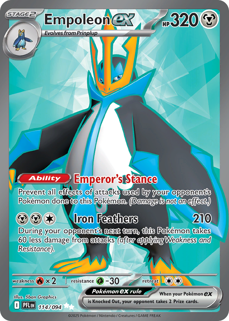 Empoleon ex - 114/94 - Phantasmal Flames