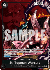 St. Topman Warcury - OP13-089 - Rare (Alternate Art) - Carrying On His Will