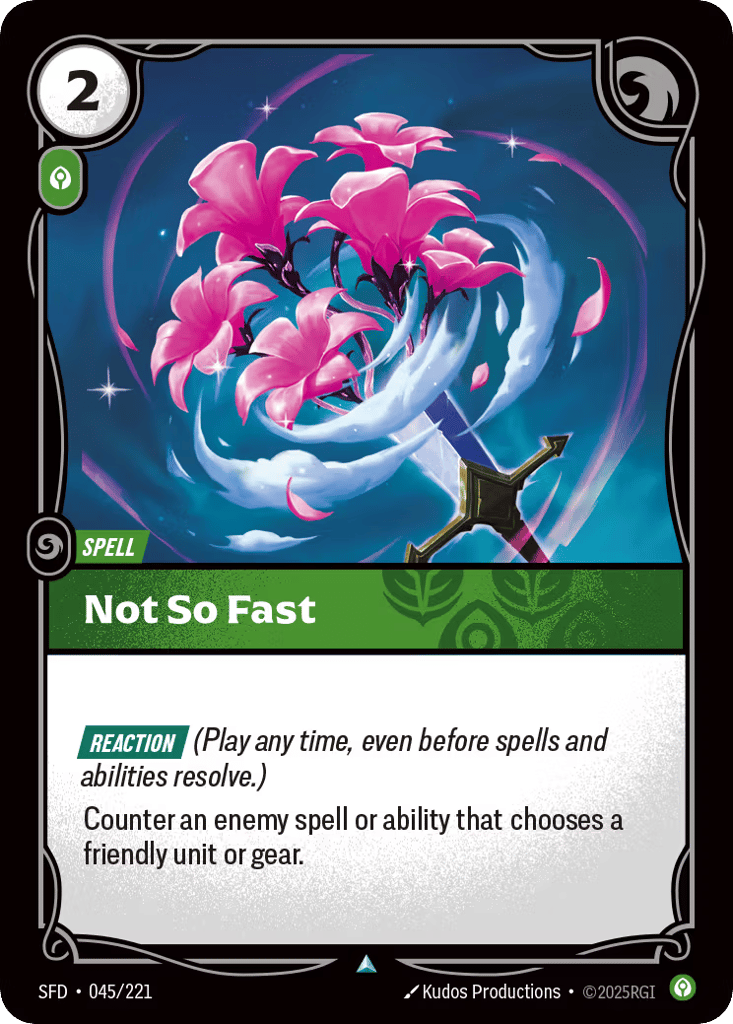 Not So Fast - 045/221 - Uncommon - Spiritforged