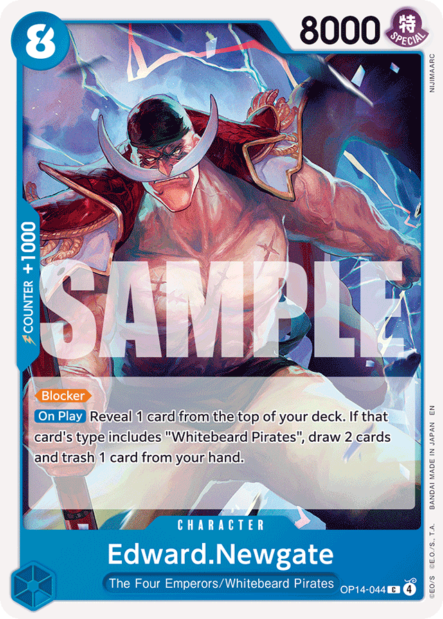 Edward.Newgate - OP14-044 - Common - The Azure Sea's Seven