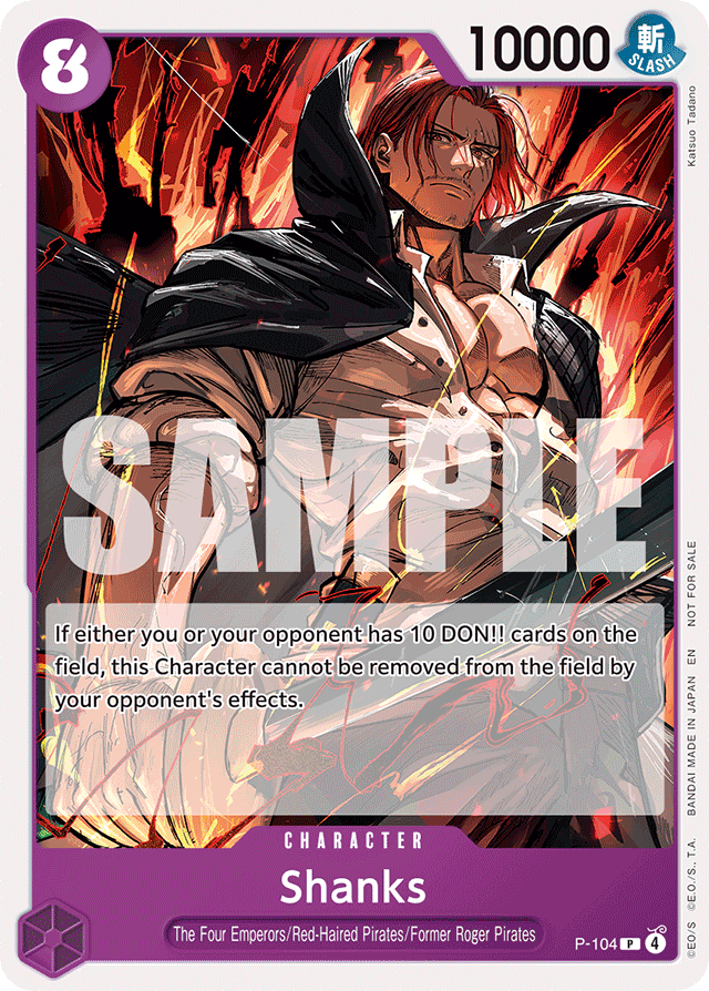 Shanks - P-104 - Promo - Promos
