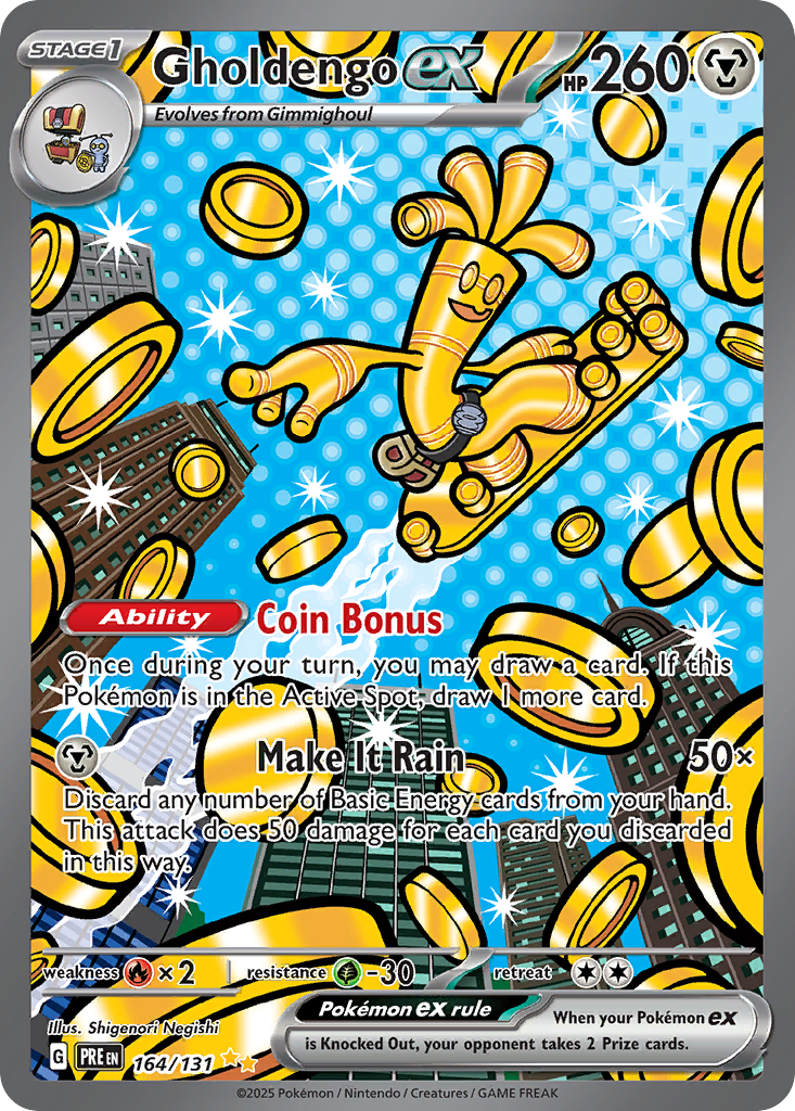Gholdengo ex - 164/131 - Prismatic Evolutions