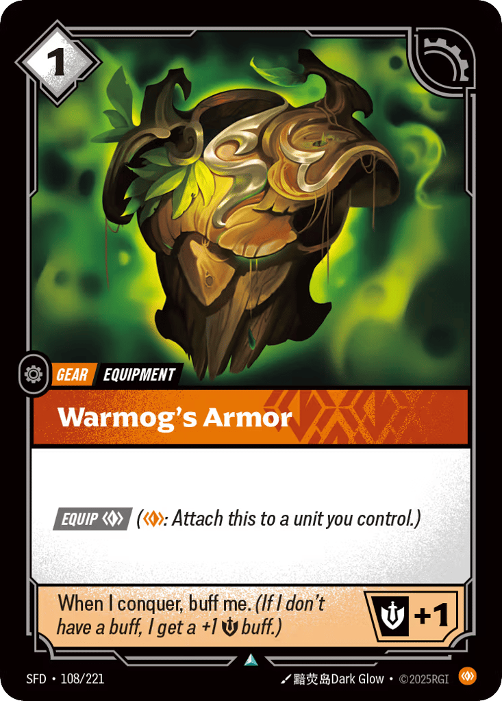 Warmog's Armor - 108/221 - Uncommon - Spiritforged