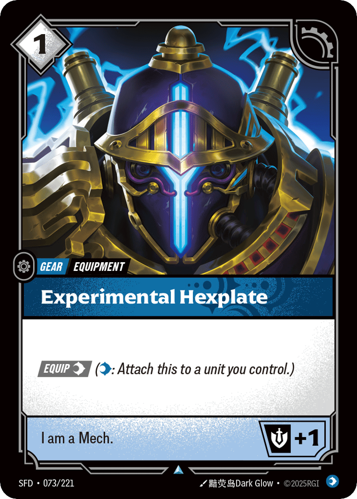 Experimental Hexplate - 073/221 - Uncommon - Spiritforged
