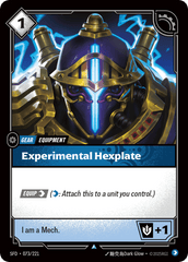 Experimental Hexplate - 073/221 - Uncommon - Spiritforged