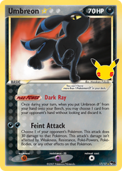 Umbreon ☆ - 17/25 - Celebrations: Classic Collection