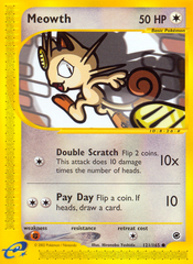 Meowth - 121/165 - Expedition Base Set