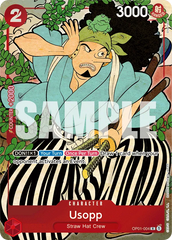 Usopp - OP01-004 - Rare (First Anniversary Alt Art) - Romance Dawn