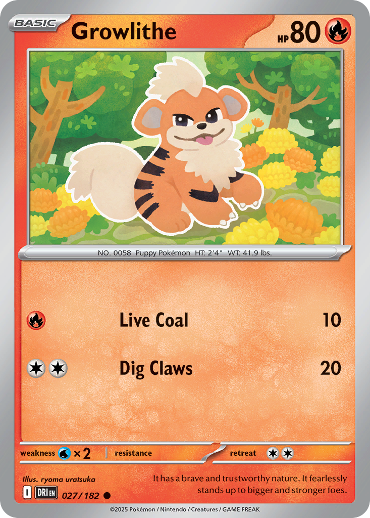 Growlithe - 027/182 - Destined Rivals
