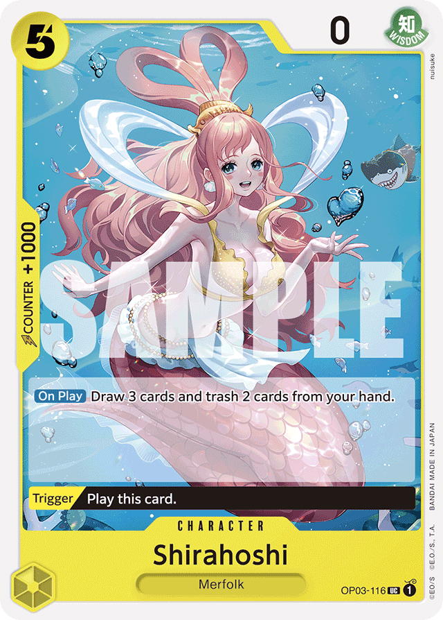 Shirahoshi - OP03-116 - Uncommon (Reprint) - Pillars of Strength