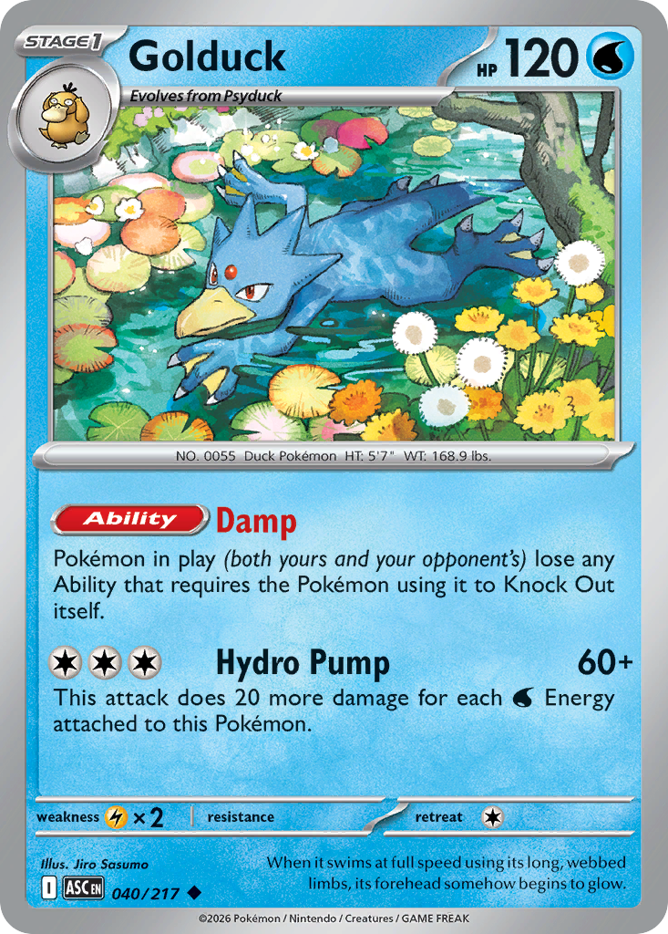 Golduck - 040/217 - Ascended Heroes