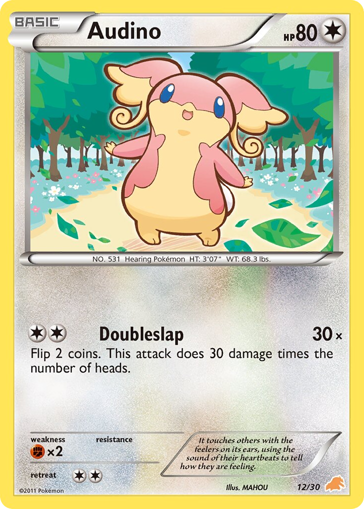 Audino - 12/30 - BW Trainer Kit Excadrill