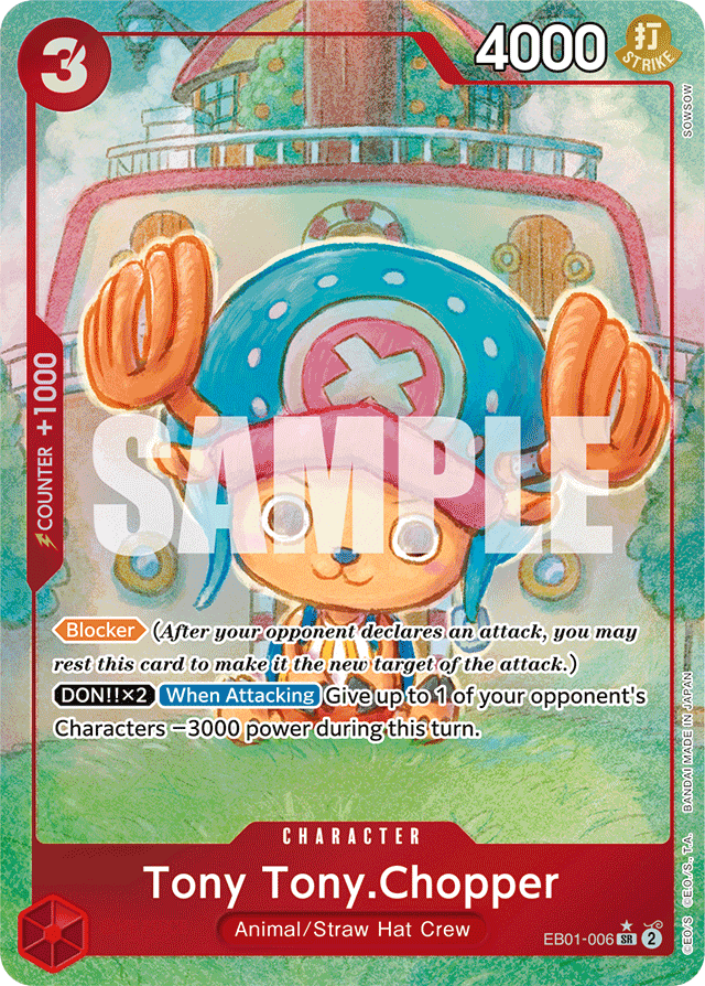 Tony Tony.Chopper - EB01-006 - Super Rare (Alternate Art) - Memorial Collection