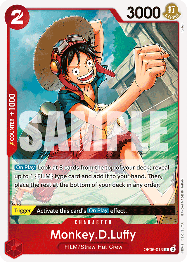 Monkey.D.Luffy - OP06-013 - Rare - Wings of the Captain
