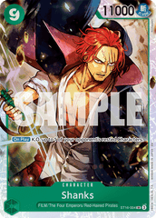 Shanks - ST16-004 - Super Rare (Reprint) - GREEN Uta