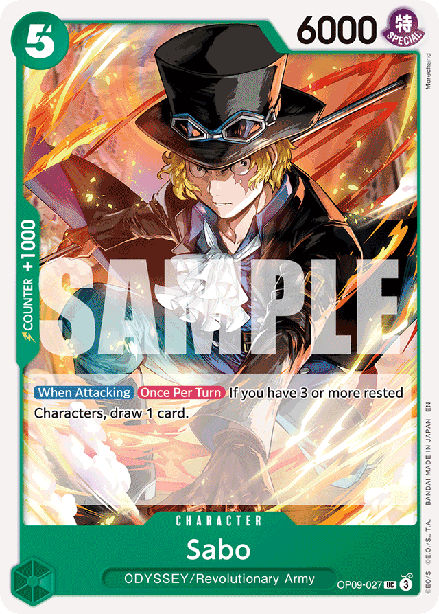 Sabo - OP09-027 - Uncommon (Reprint) - Emperors In The New World
