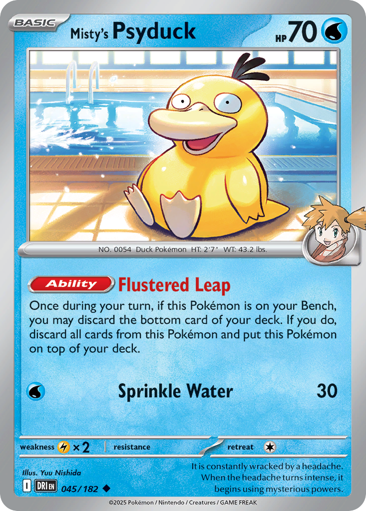 Misty's Psyduck - 045/182 - Destined Rivals