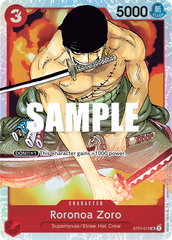 Roronoa Zoro - ST01-013 - Super Rare - Straw Hat Crew