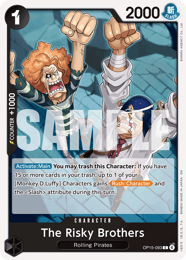 The Risky Brothers - OP15-093 - Common - Adventure on Kami's Island