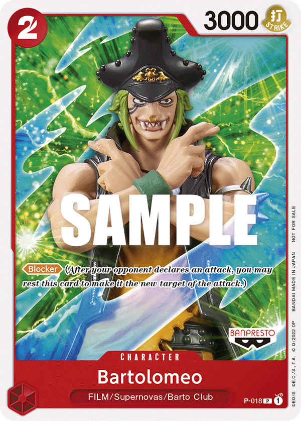 Bartolomeo - P-018 - Promo - Promos