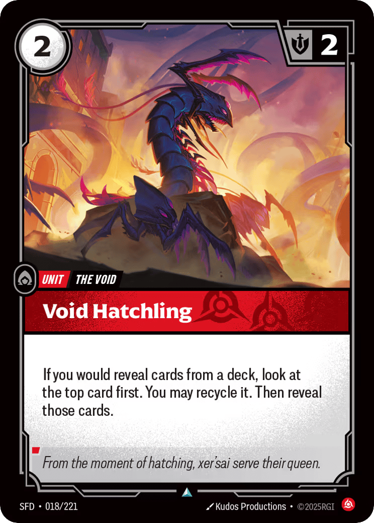 Void Hatchling - 018/221 - Uncommon - Spiritforged