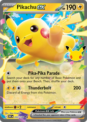Pikachu ex - 053/128 - 30th Celebration