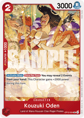 Kouzuki Oden - OP12-004 - Uncommon - Legacy of the Master