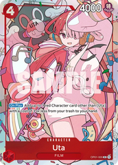 Uta - OP01-005 - Rare (Uta Alt Art) - Romance Dawn