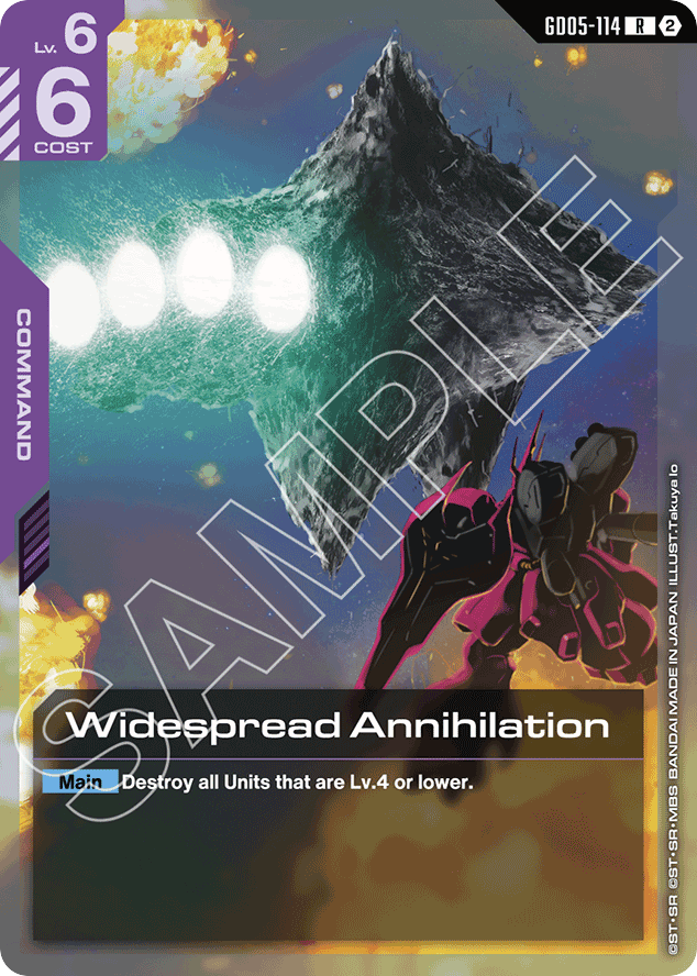 Widespread Annihilation - GD05-114 - Rare - Freedom Ascension