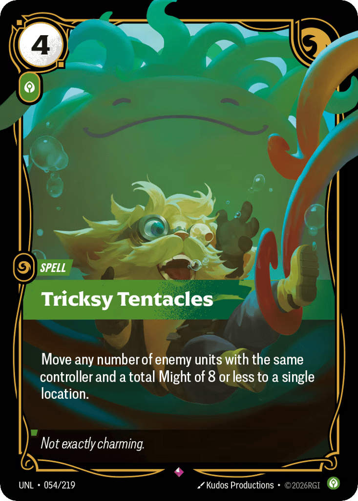 Tricksy Tentacles - 054/219 - Rare - Unleashed